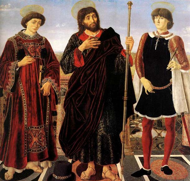 Altarpiece with Three Saints